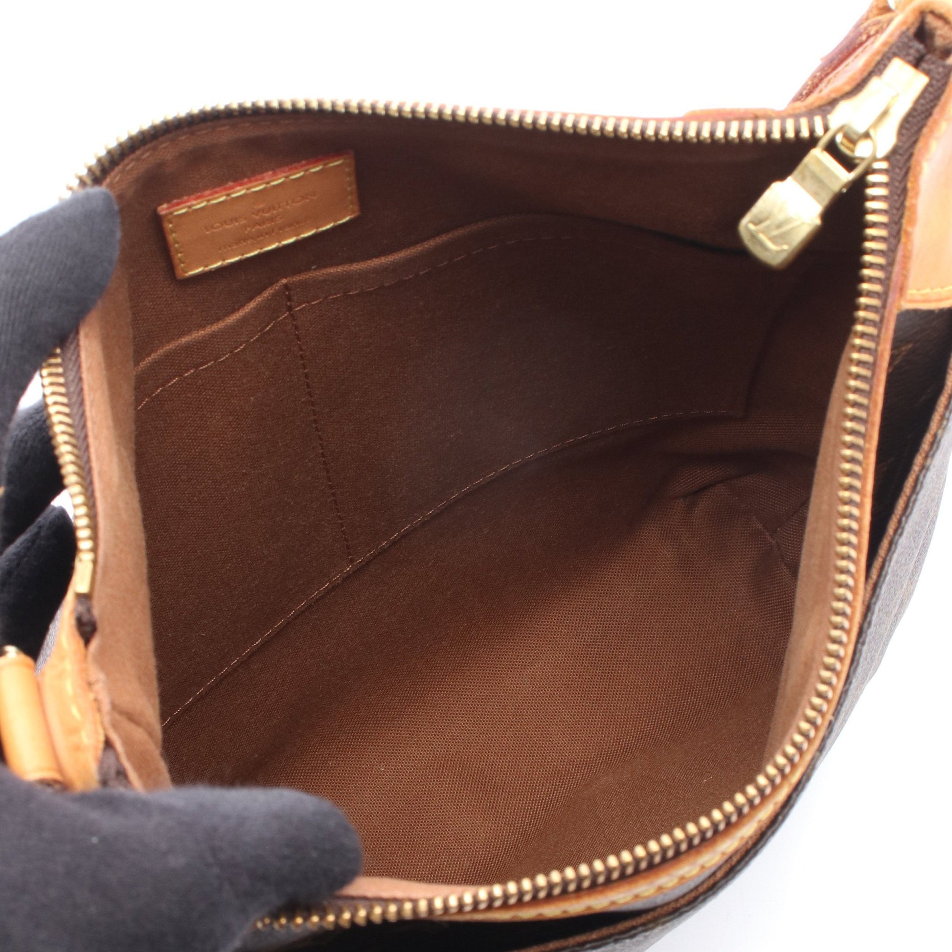 オデオンPM モノグラム ショルダーバッグ PVC レザー ブラウン ルイヴィトン バッグ LOUIS VUITTON
