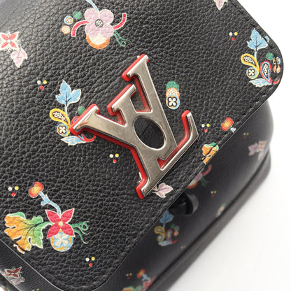 ロックミー バックパック ミニ ノワール フローラル ミニリュック レザー ブラック ルイヴィトン バッグ LOUIS VUITTON