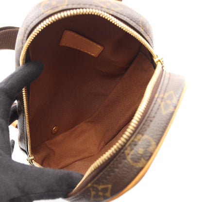 ポシェットガンジュ モノグラム ボディバッグ PVC レザー ブラウン ルイヴィトン バッグ LOUIS VUITTON