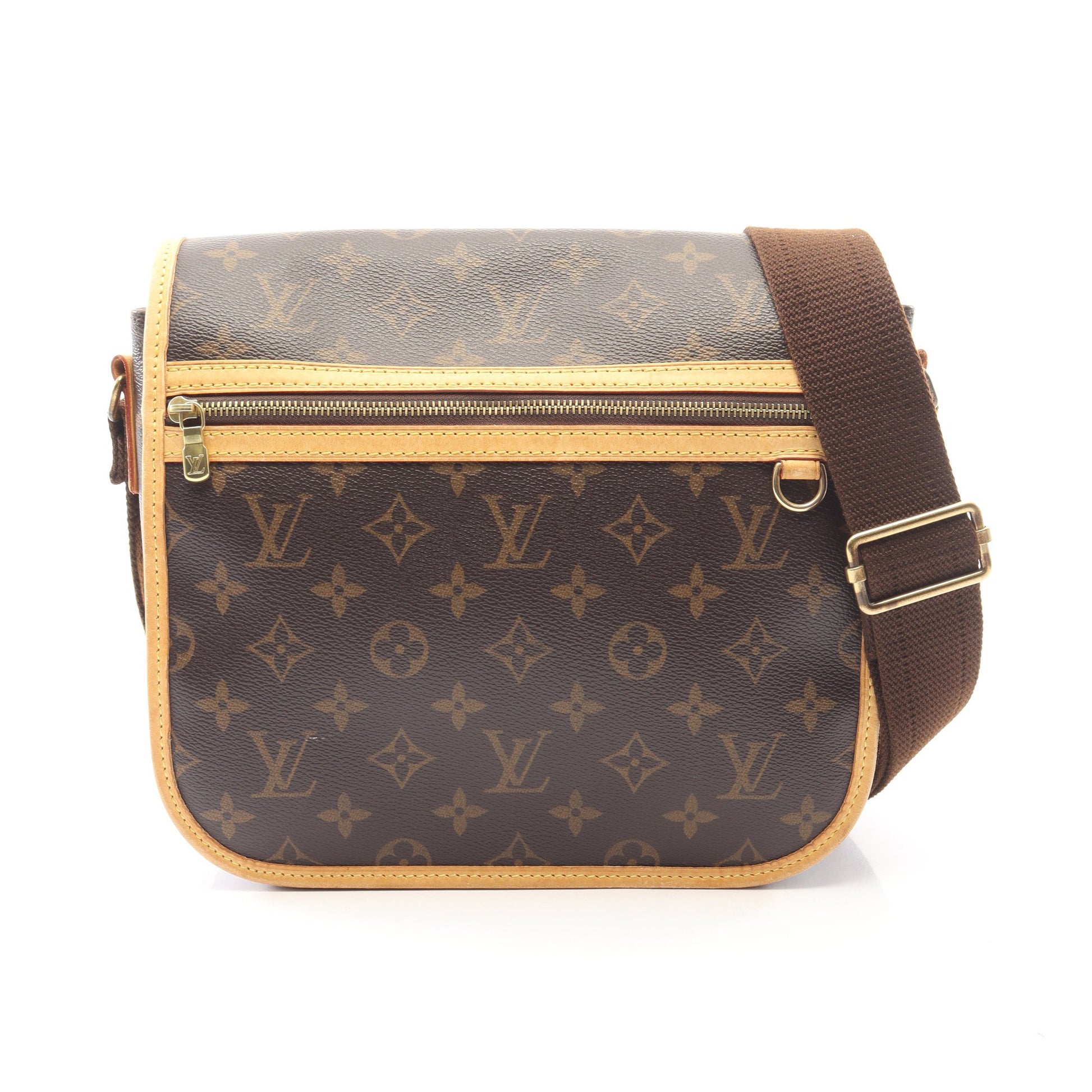 メッセンジャーPM ボスフォール モノグラム ショルダーバッグ PVC レザー ブラウン ルイヴィトン バッグ LOUIS VUITTON