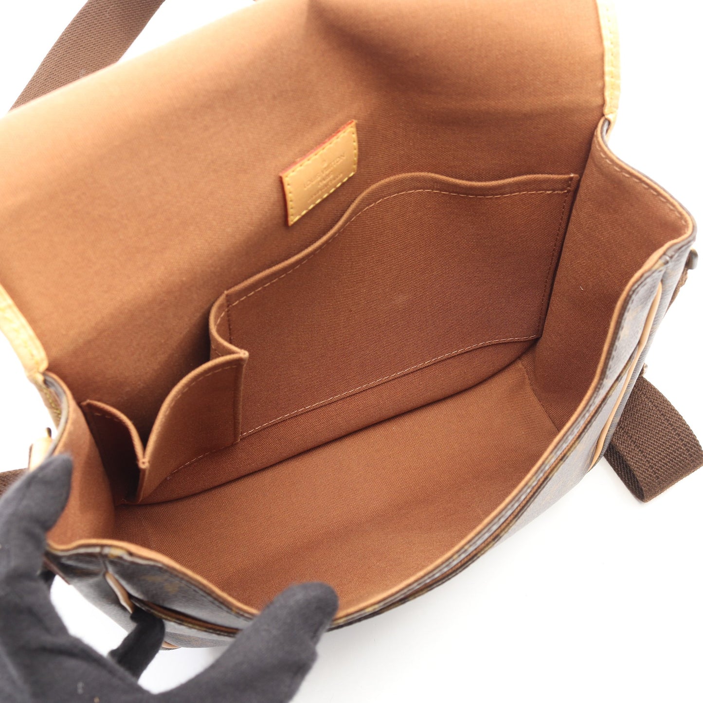 メッセンジャーPM ボスフォール モノグラム ショルダーバッグ PVC レザー ブラウン ルイヴィトン バッグ LOUIS VUITTON