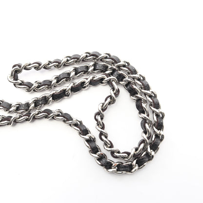 ココマーク チェーンウォレット キャビアスキン ブラック シルバー金具 シャネル バッグ CHANEL