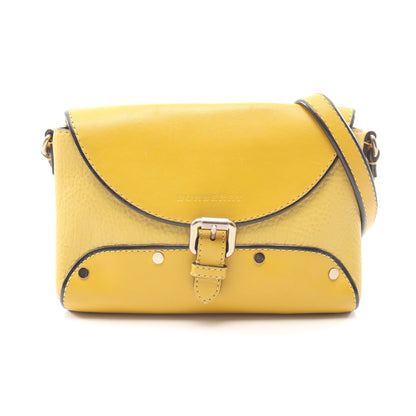ロゴ ショルダーバッグ レザー イエロー バーバリー バッグ BURBERRY