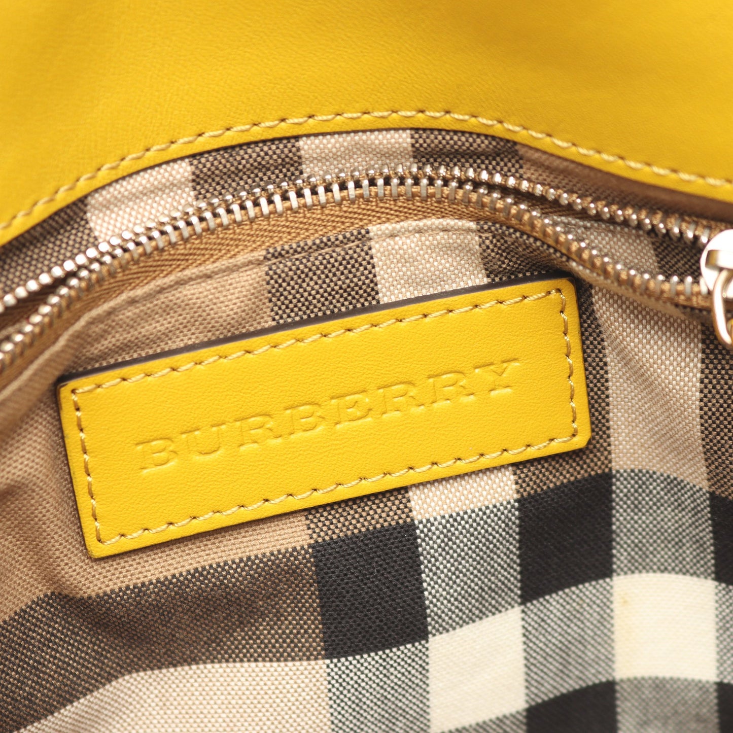 ロゴ ショルダーバッグ レザー イエロー バーバリー バッグ BURBERRY