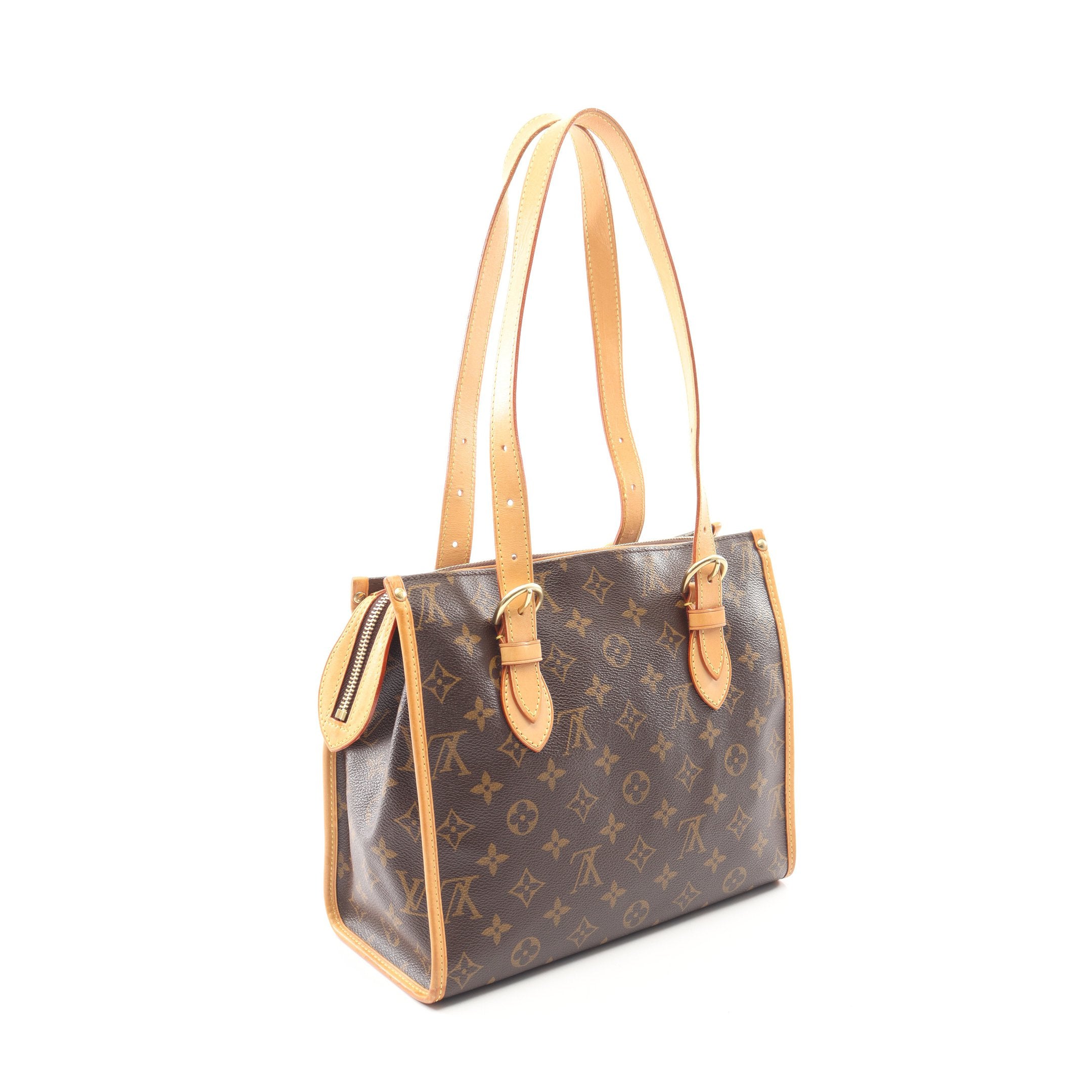 LOUIS VUITTON ルイヴィトン フラネリー45 トートバッグ ヴィンテージ モノグラム ショルダーバッグ PVC/ヌメ革 ブラウン レディース【中古】 ルイヴィトンフラネリー45 廃番 14145 ブラウン ユニセックス
