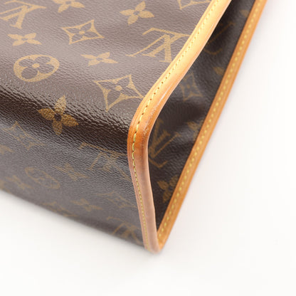 ポパンクール オ モノグラム ショルダーバッグ トートバッグ PVC レザー ブラウン ルイヴィトン バッグ LOUIS VUITTON