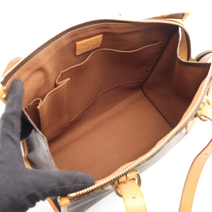 ポパンクール オ モノグラム ショルダーバッグ トートバッグ PVC レザー ブラウン ルイヴィトン バッグ LOUIS VUITTON