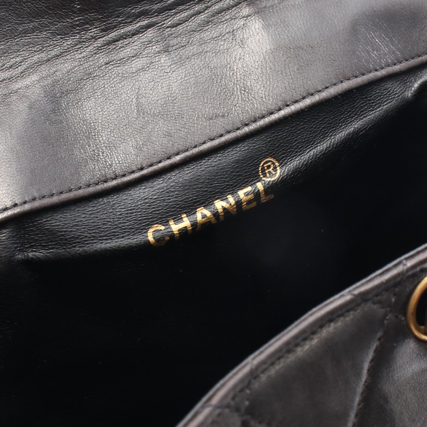 マトラッセ バックパック リュックサック ラムスキン ブラック ゴールド金具 シャネル バッグ CHANEL