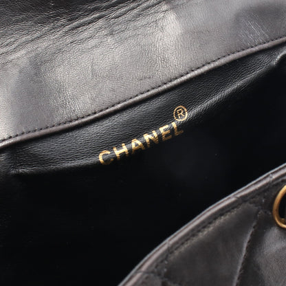 マトラッセ バックパック リュックサック ラムスキン ブラック ゴールド金具 シャネル バッグ CHANEL