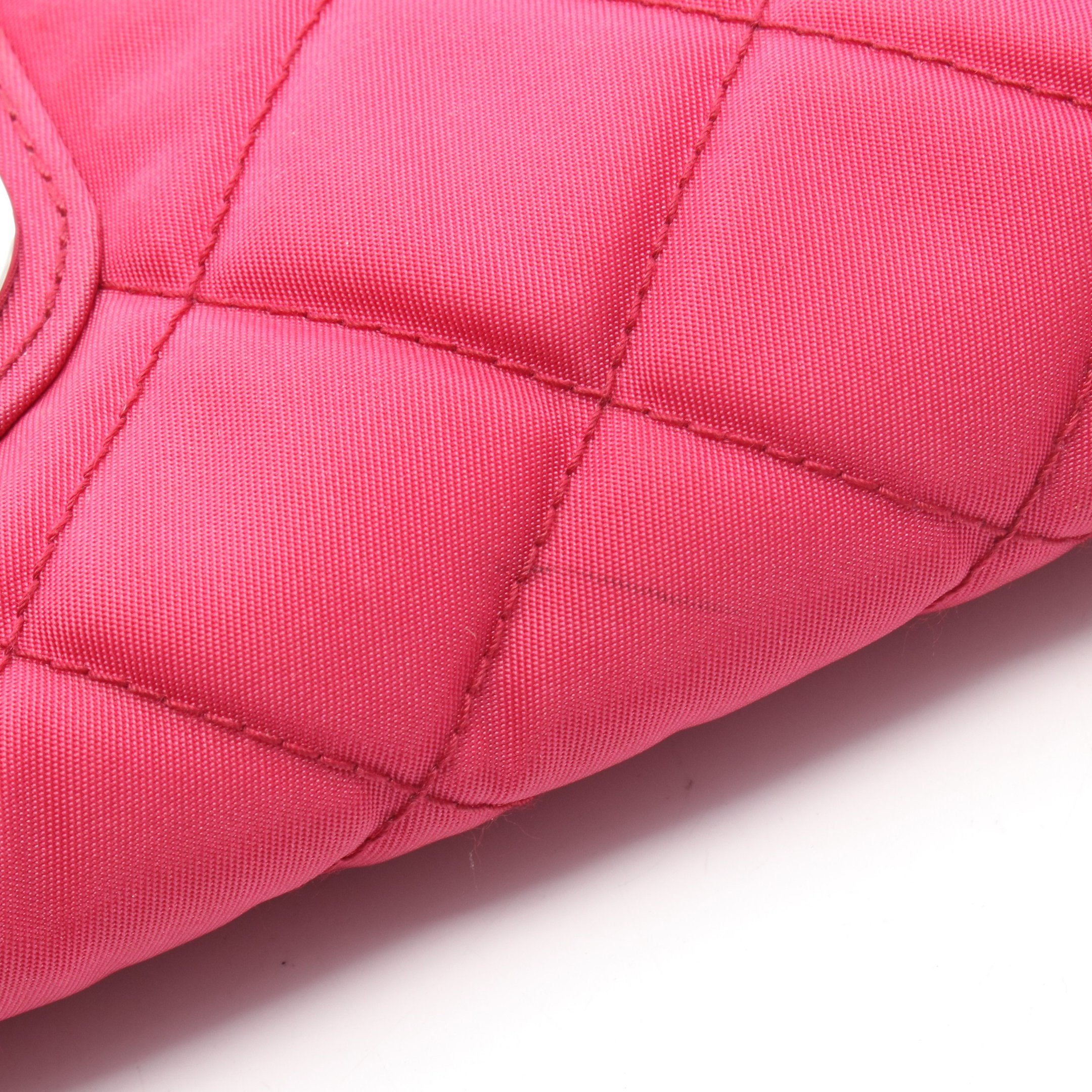 PRADA / プラダ | BP0623 TESSUTO IMPUNTU ナイロン キルティング チェーン ショルダーバッグ | FUXIA / ピンク | レディース PRADAナイロンキルティング♪チェーンショルダー♪ピンクFUXIA (PRADA