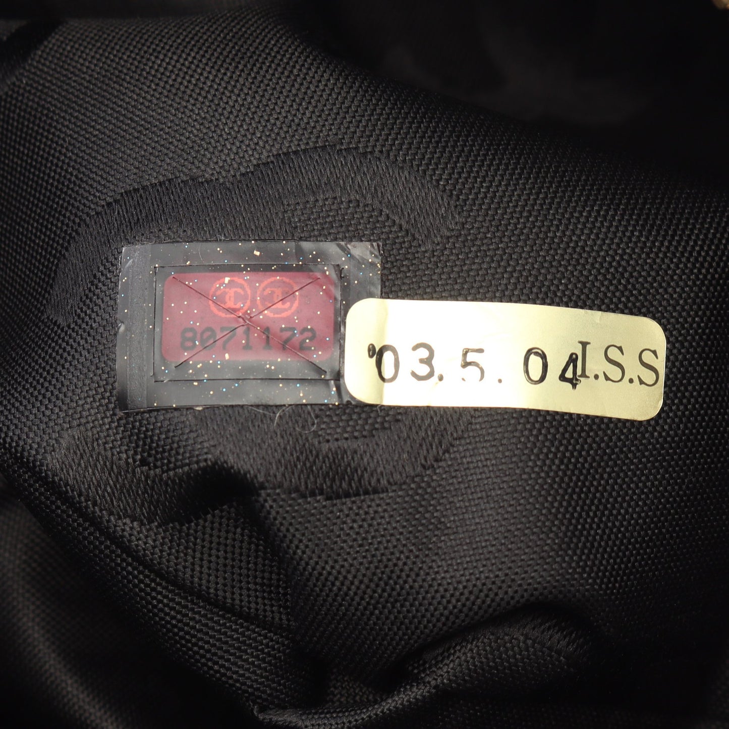 ワイルドステッチ ハンドバッグ レザー ブラック ゴールド金具 シャネル バッグ CHANEL