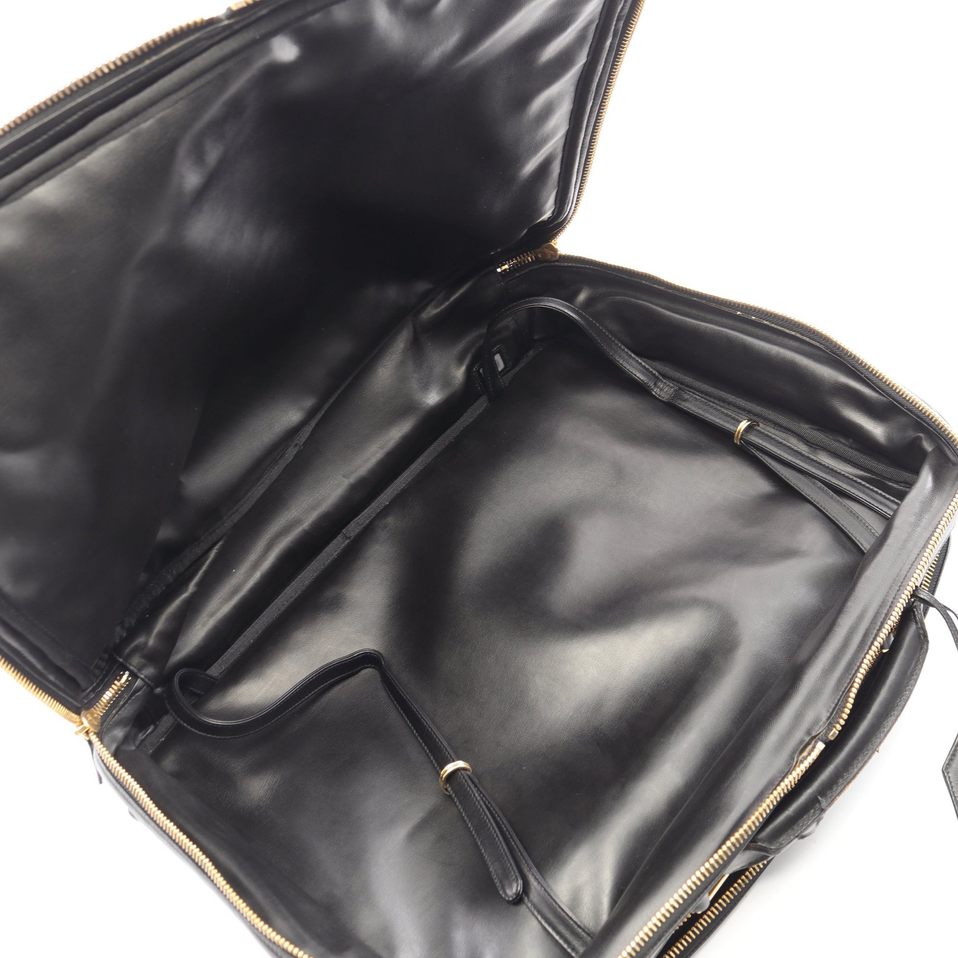 ビコローレ ビジネスバッグ 2WAY ビジネスバッグ ラムスキン ブラック ゴールド金具 ヴィンテージ シャネル バッグ CHANEL