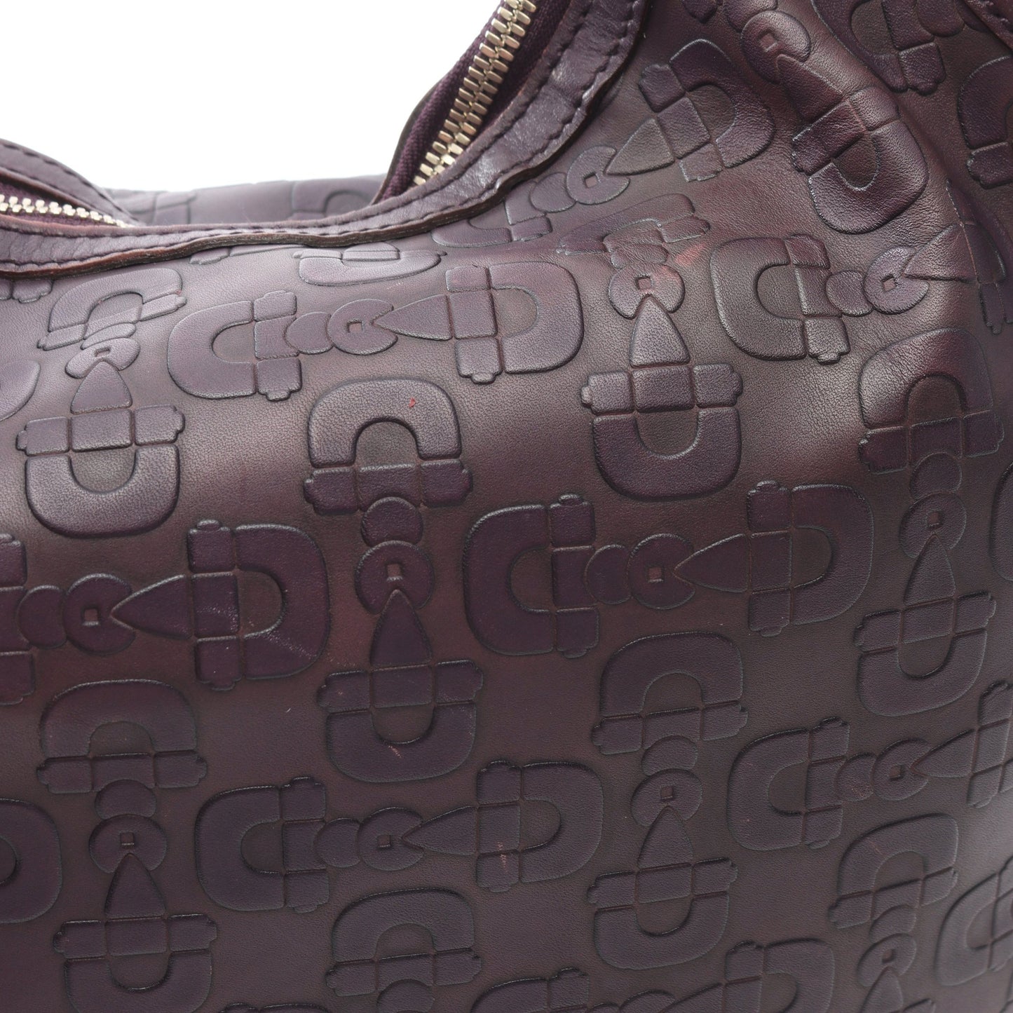 ホースビット ワンショルダーバッグ レザー パープル グッチ バッグ GUCCI