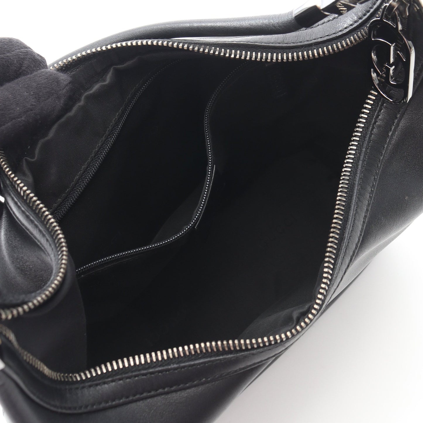 ワンショルダーバッグ レザー ブラック グッチ バッグ GUCCI