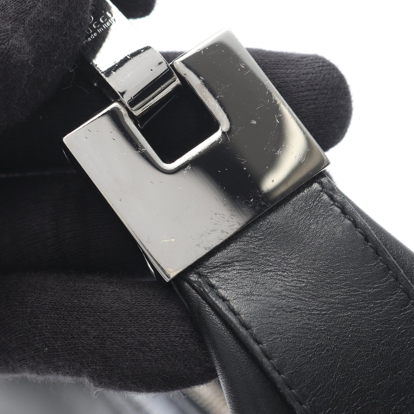 ワンショルダーバッグ レザー ブラック グッチ バッグ GUCCI