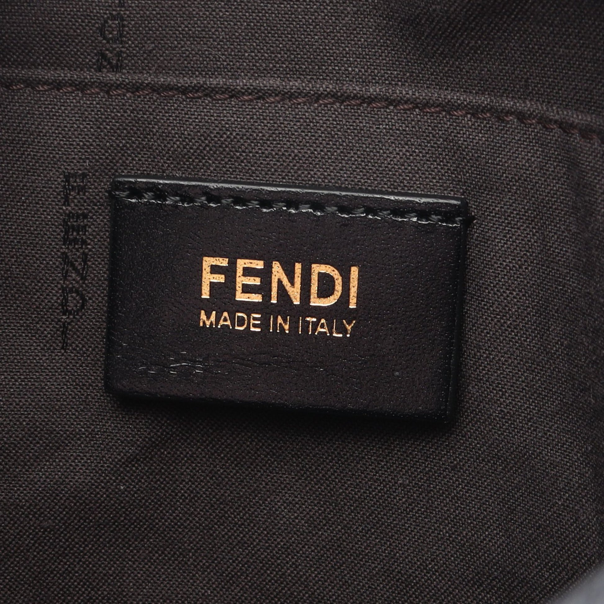 ズッキーノ ショルダーバッグ PVC レザー ブラック フェンディ バッグ FENDI