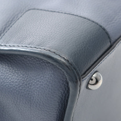 クルス 2WAY ハンドバッグ レザー ネイビー ロエベ バッグ LOEWE