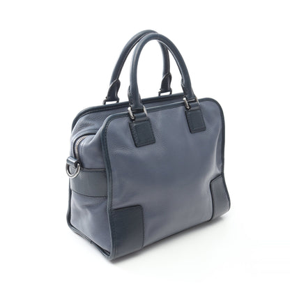 クルス 2WAY ハンドバッグ レザー ネイビー ロエベ バッグ LOEWE