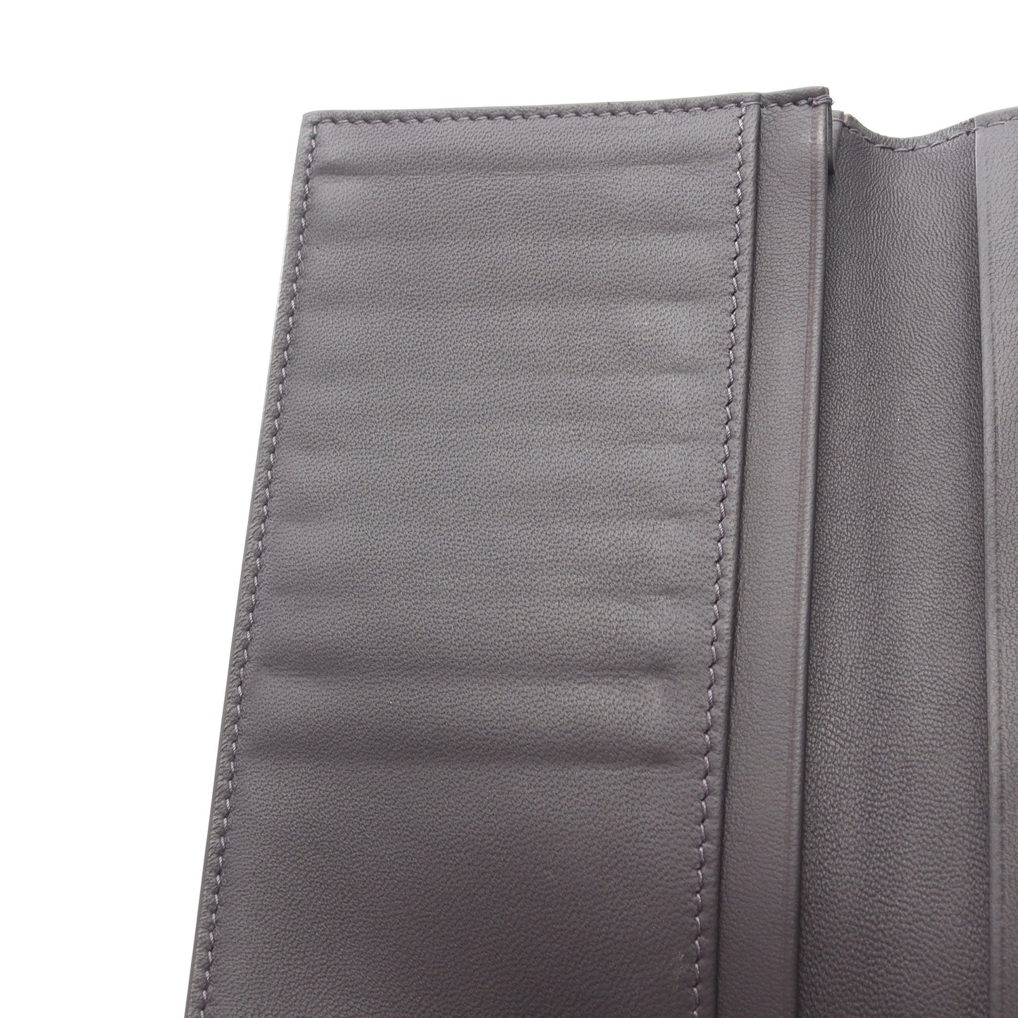 イントレチャート 札入れ レザー パープルグレー ボッテガヴェネタ 財布・小物 BOTTEGA VENETA