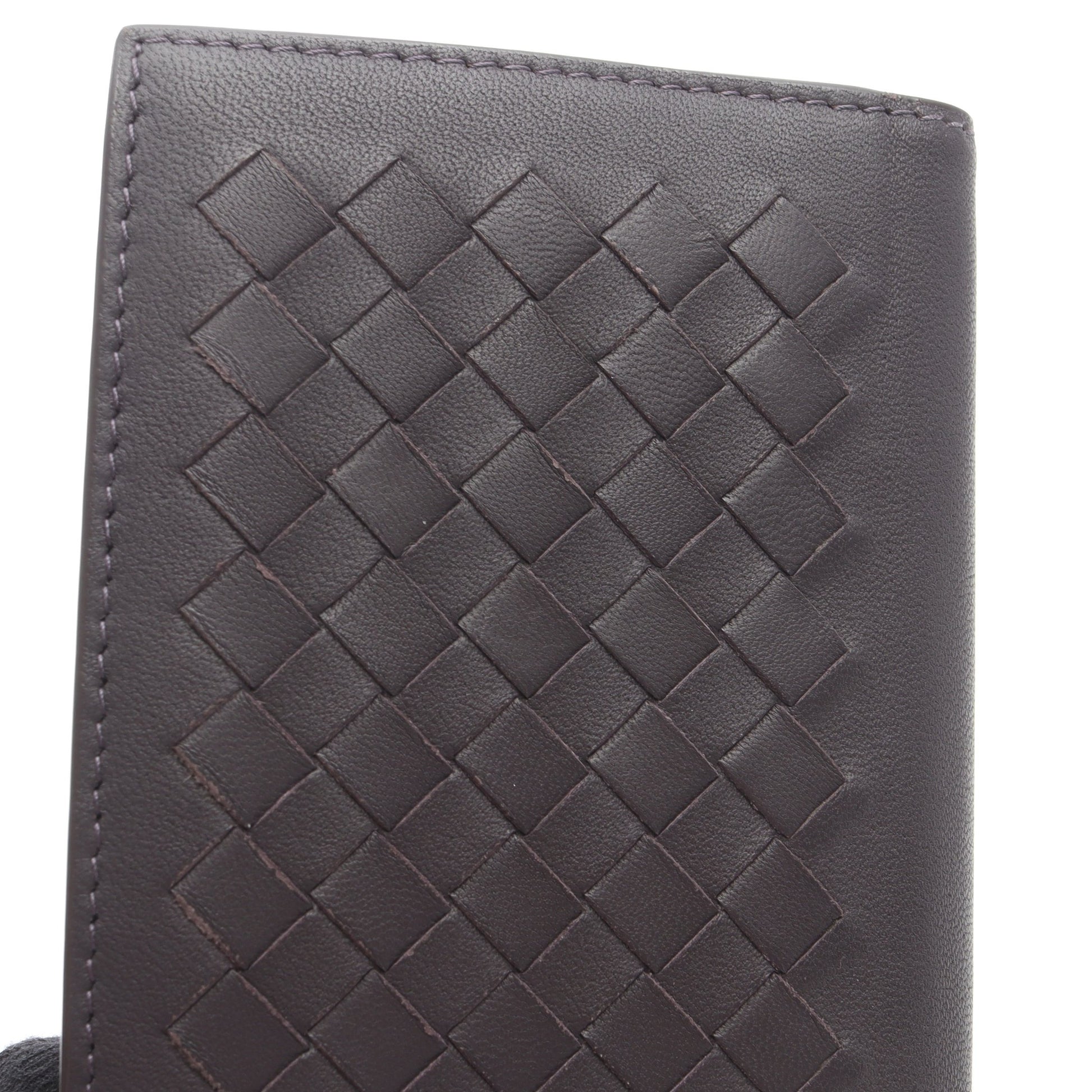 イントレチャート 札入れ レザー パープルグレー ボッテガヴェネタ 財布・小物 BOTTEGA VENETA