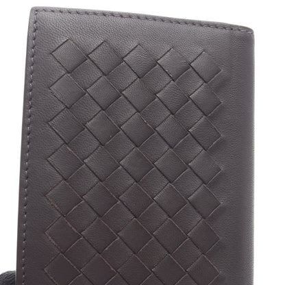 イントレチャート 札入れ レザー パープルグレー ボッテガヴェネタ 財布・小物 BOTTEGA VENETA