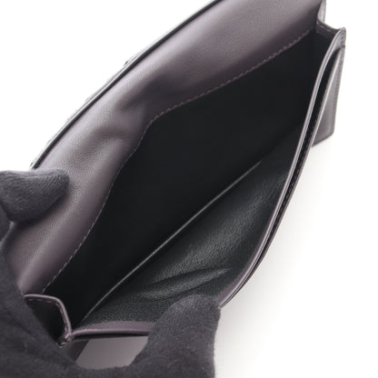 イントレチャート 札入れ レザー パープルグレー ボッテガヴェネタ 財布・小物 BOTTEGA VENETA