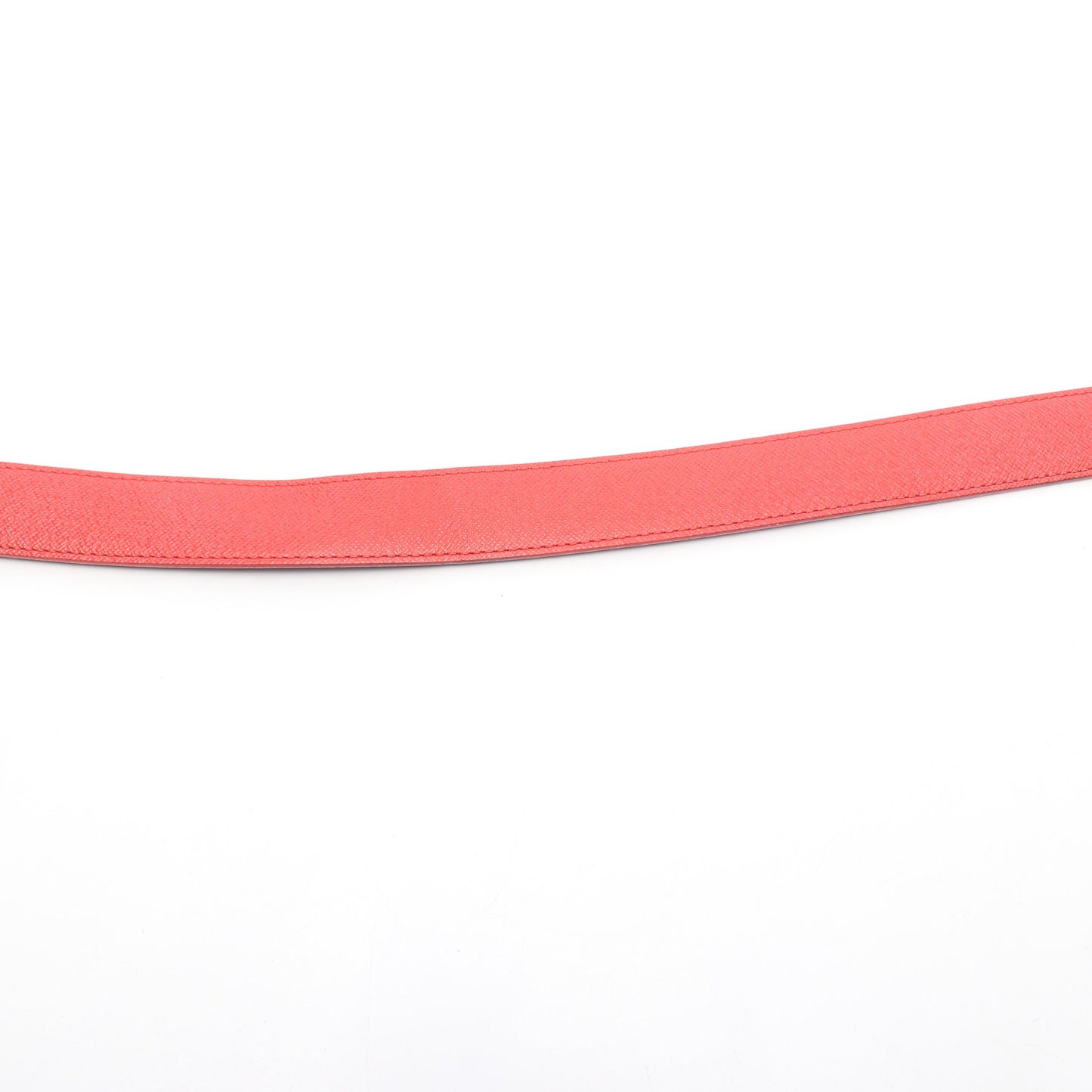 サンチュール イニシャル モノグラム ルージュ ゴールド金具 リバーシブル ベルト PVC レザー ブラウン レッド ルイヴィトン 財布・小物 LOUIS VUITTON