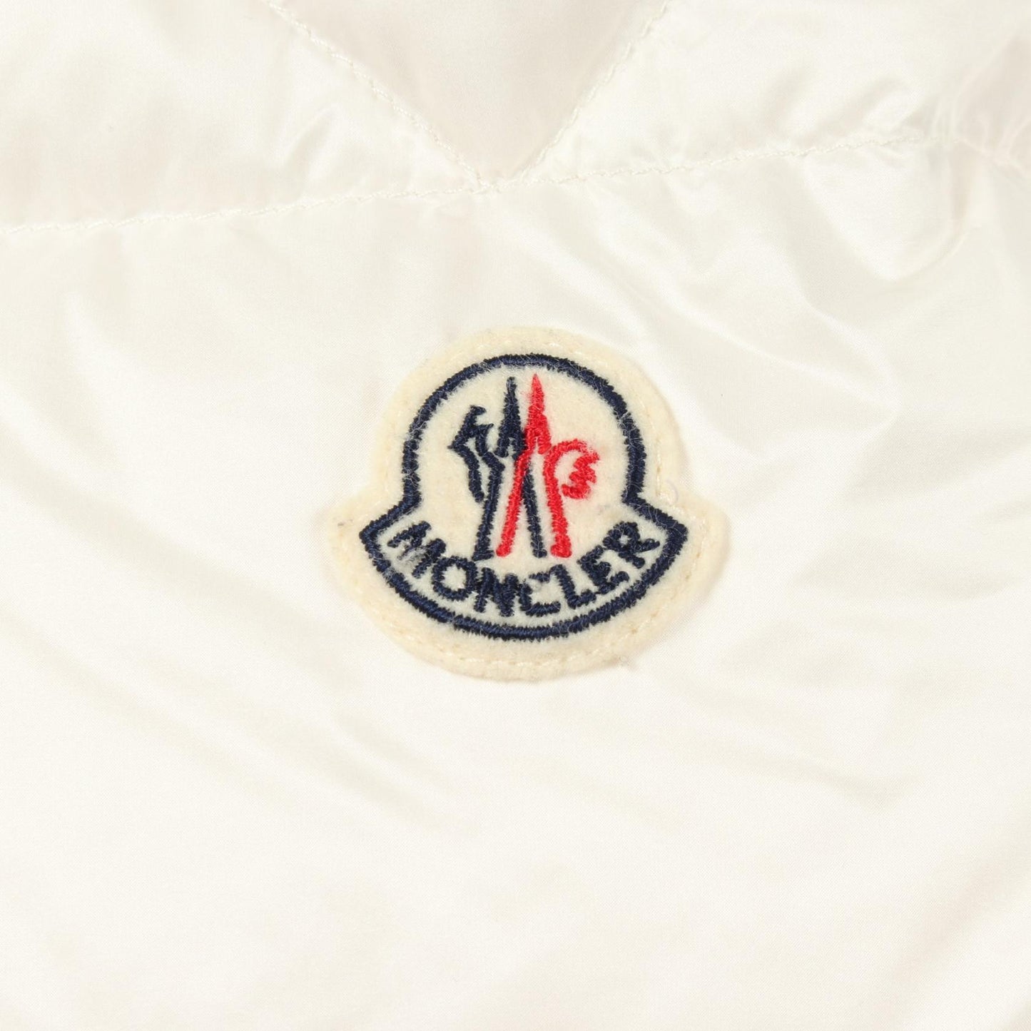 SALZMAN フード付き ダウンジャケット ナイロン ホワイト モンクレール アウター MONCLER
