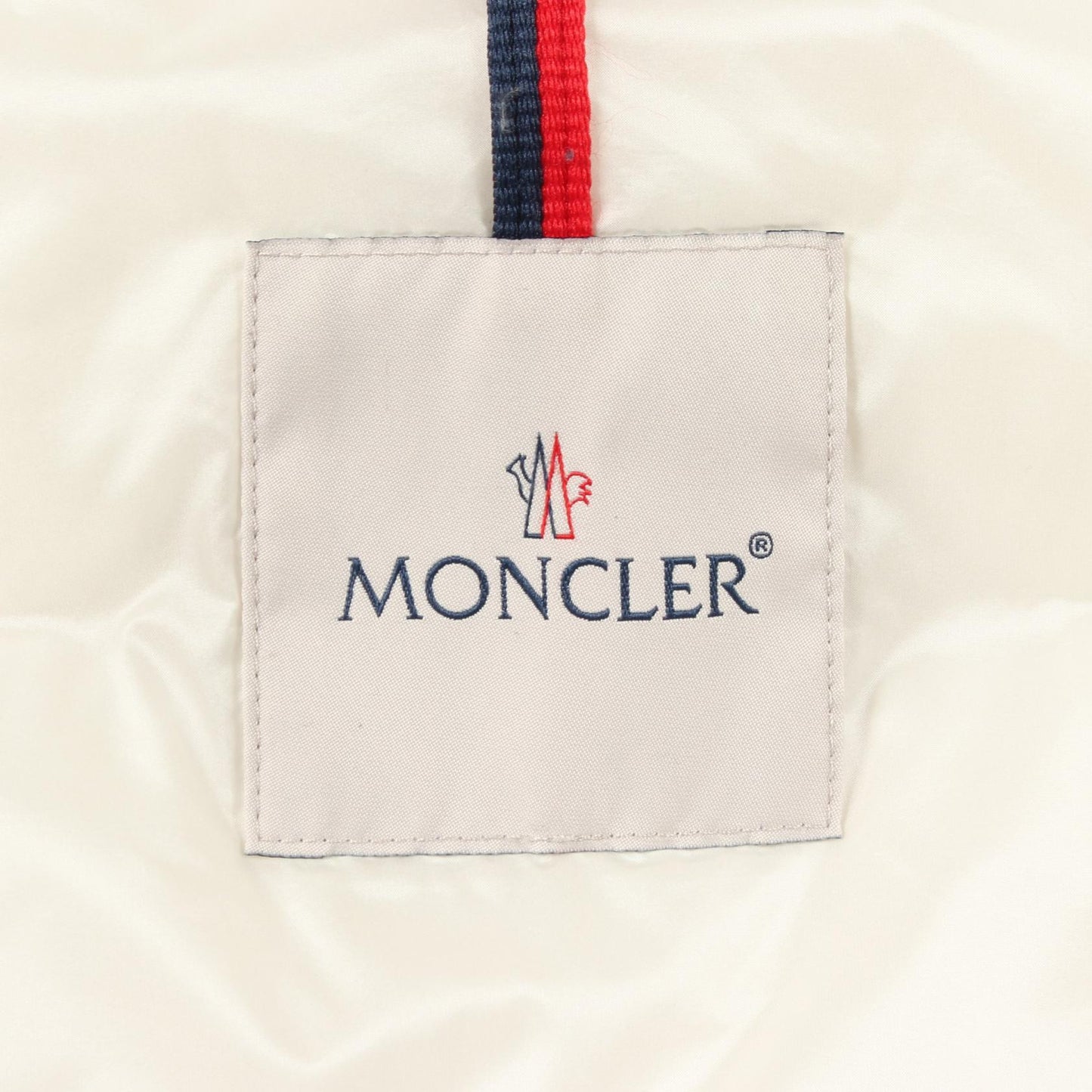 SALZMAN フード付き ダウンジャケット ナイロン ホワイト モンクレール アウター MONCLER