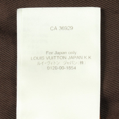 モノグラムエンボスド オーバーシャツ ジャケット コットン ブラウン ルイヴィトン アウター LOUIS VUITTON