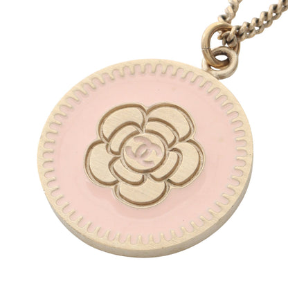 カメリア ココマーク サークル ネックレス GP ピンク 06P シャネル アクセサリー CHANEL