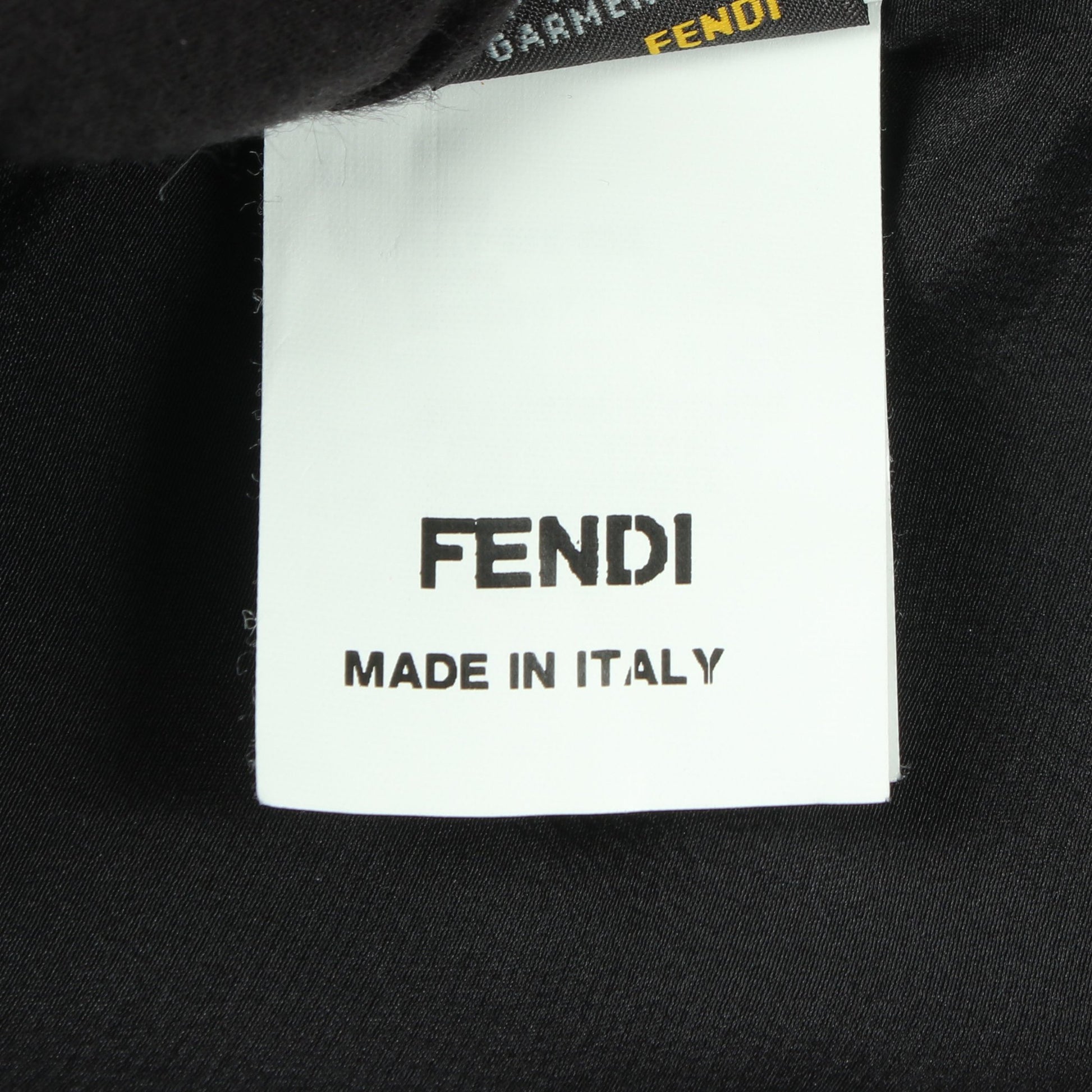 ストライプ 切替 シャツワンピース ウール ネイビー フェンディ ワンピース FENDI