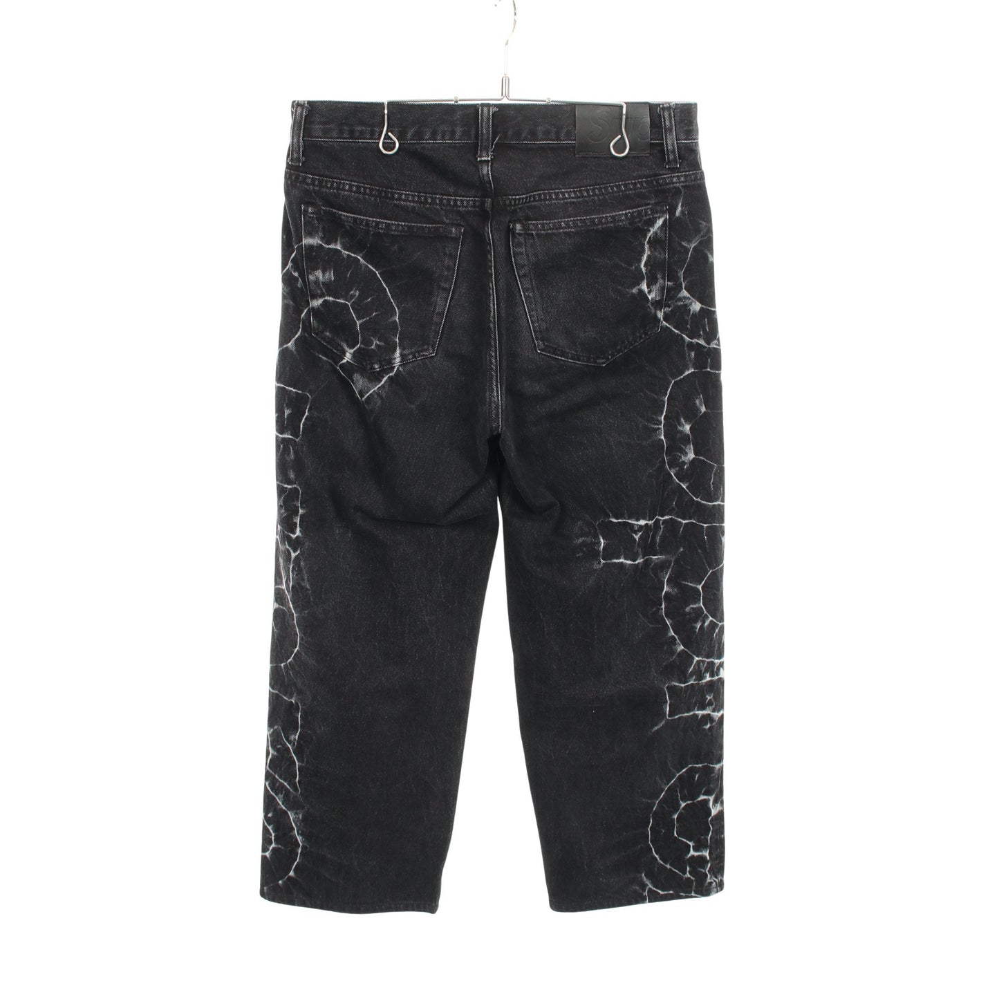 shibori loose fit jean デニムパンツ コットン ブラック シュプリーム ボトムス Supreme
