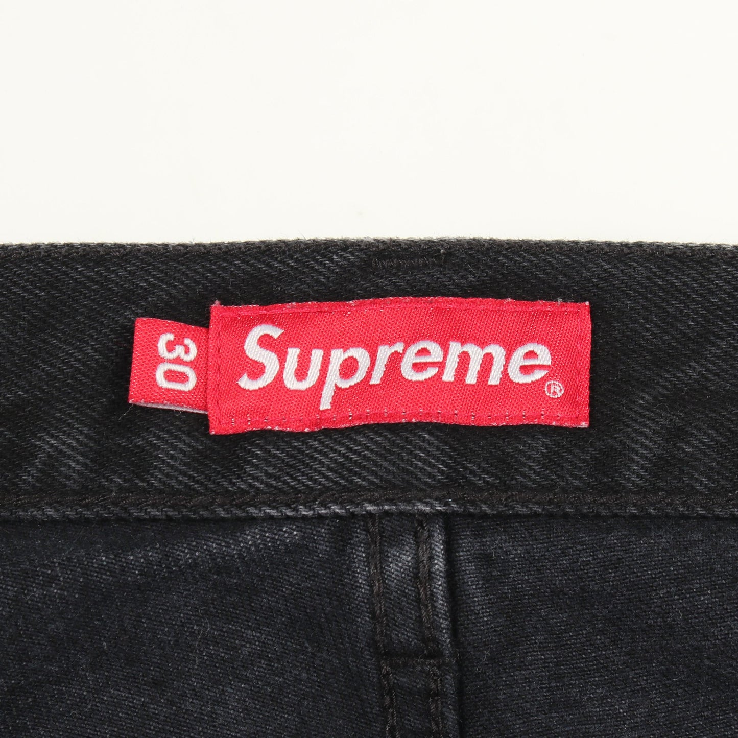 shibori loose fit jean デニムパンツ コットン ブラック シュプリーム ボトムス Supreme