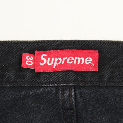 shibori loose fit jean デニムパンツ コットン ブラック シュプリーム ボトムス Supreme