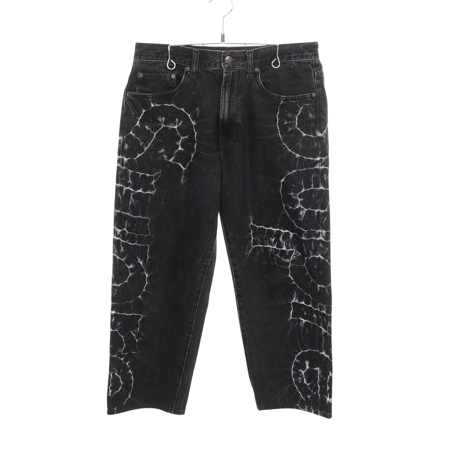 shibori loose fit jean デニムパンツ コットン ブラック シュプリーム ボトムス Supreme