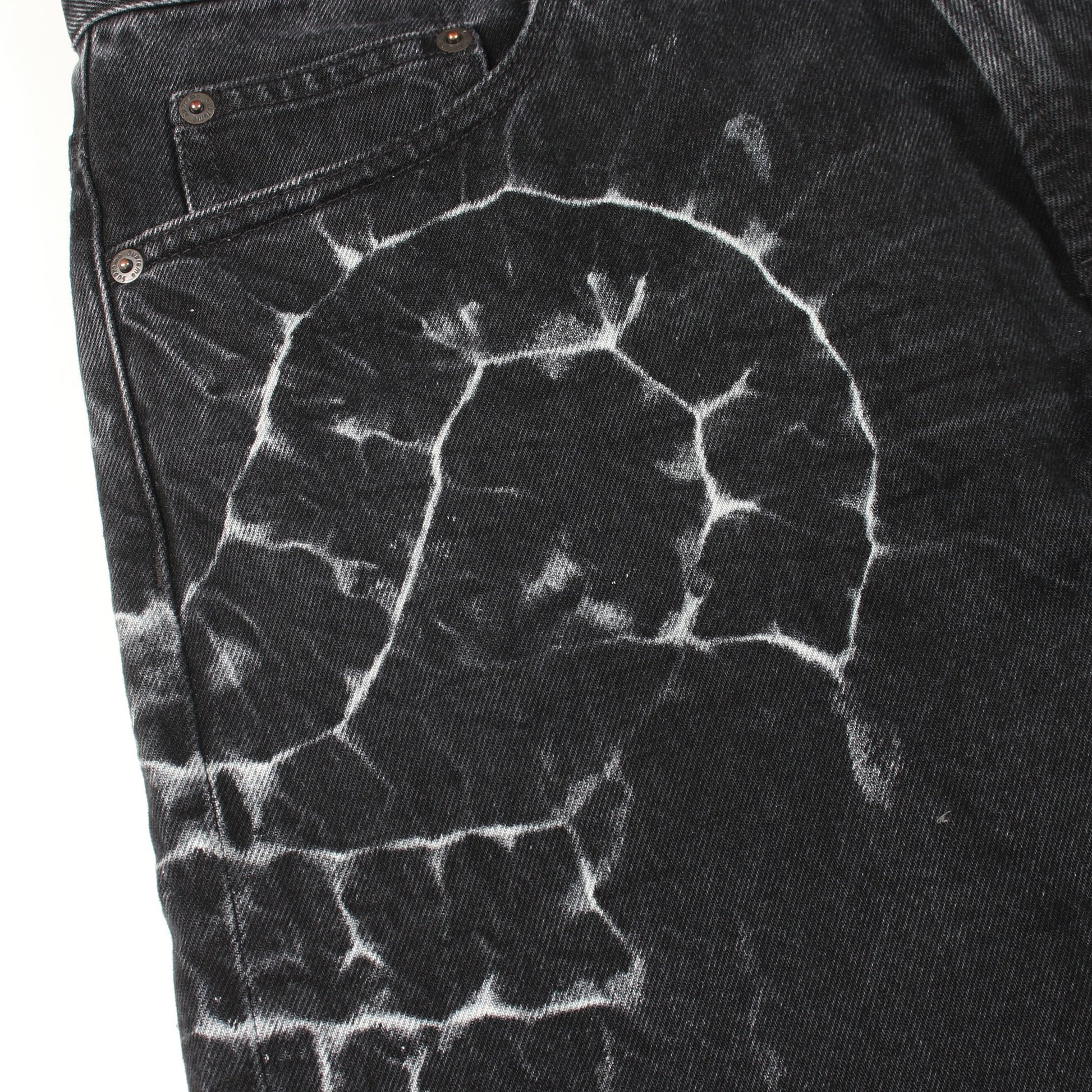 shibori loose fit jean デニムパンツ コットン ブラック シュプリーム ボトムス Supreme