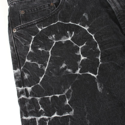 shibori loose fit jean デニムパンツ コットン ブラック シュプリーム ボトムス Supreme