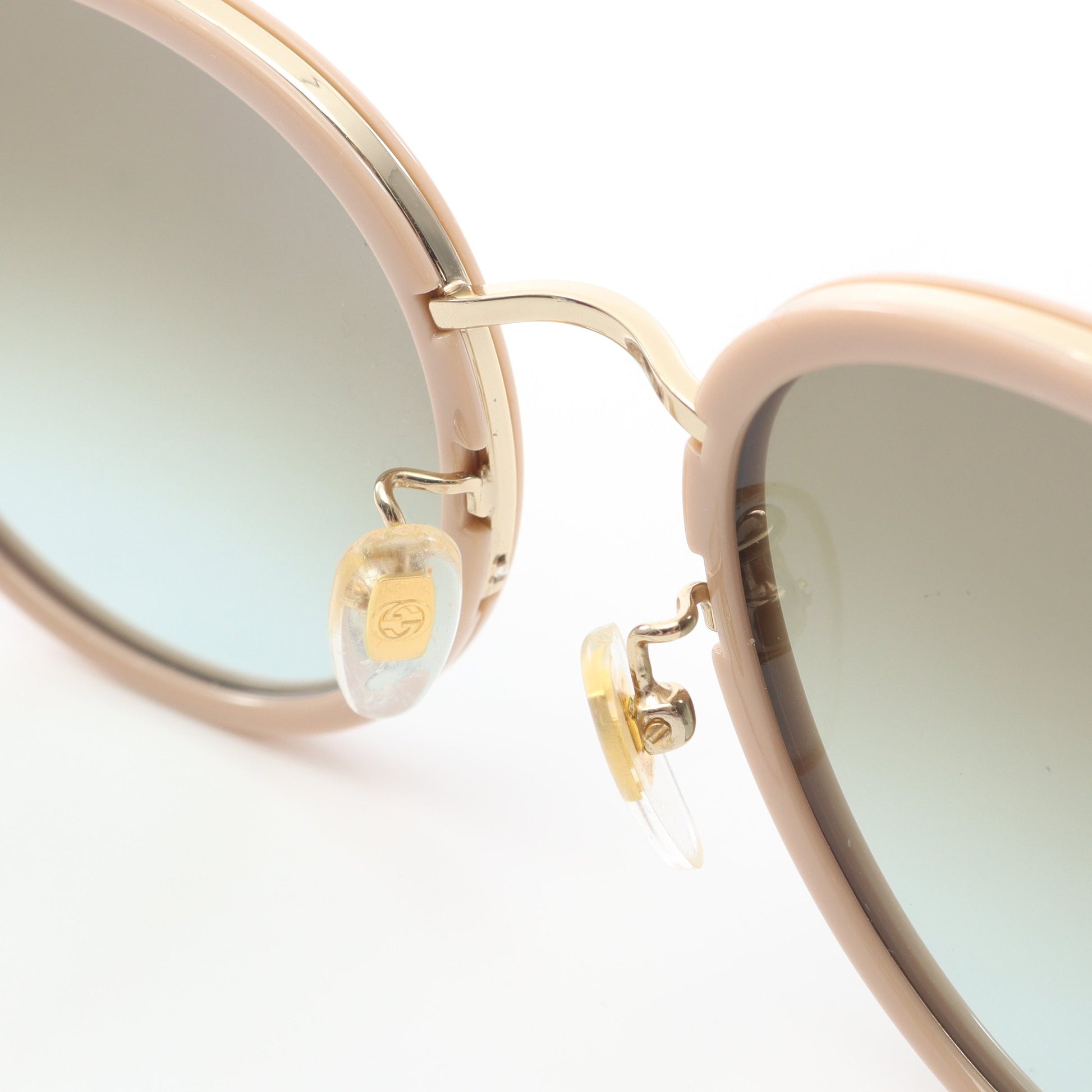 ホースビット アジアンフィット サングラス ピンクベージュ ゴールド グッチ 財布・小物 GUCCI