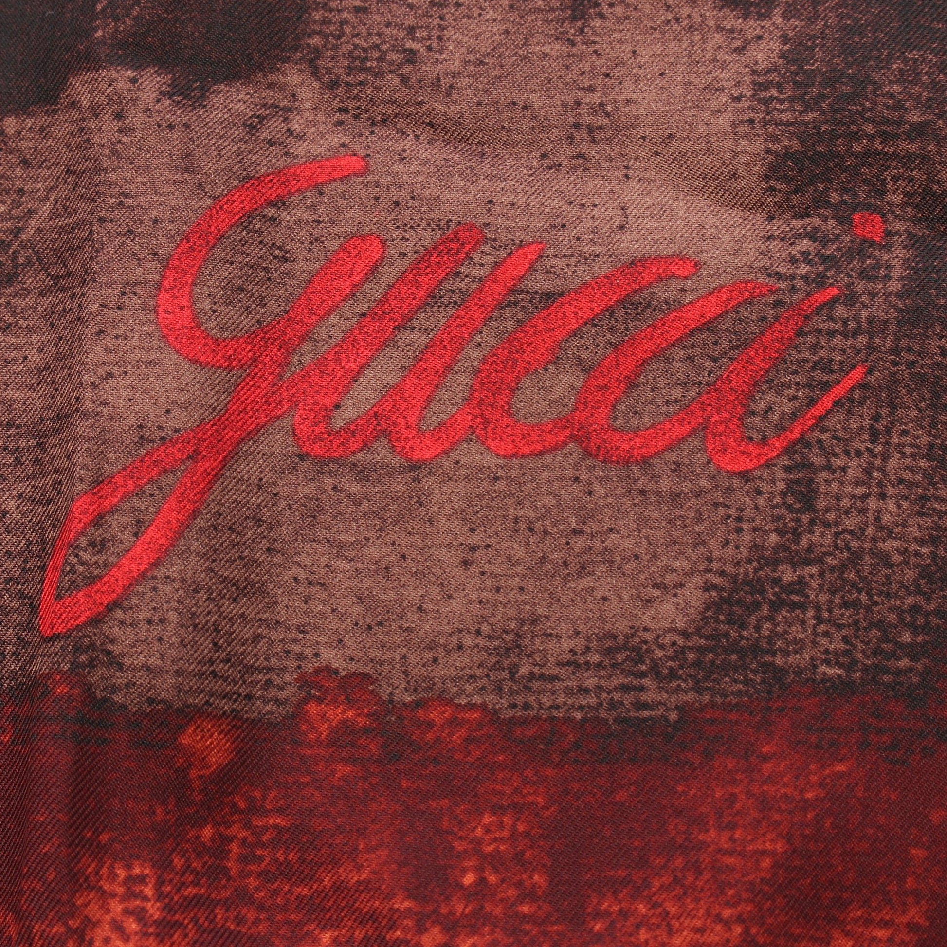 スカーフ シルク ボルドー マルチカラー グッチ 財布・小物 GUCCI