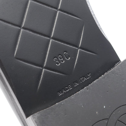 ココマーク ターンロック ローファー レザー ブラック シャネル シューズ CHANEL