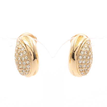 イヤリング GP ラインストーン ゴールド クリア クリスチャンディオール アクセサリー Christian Dior
