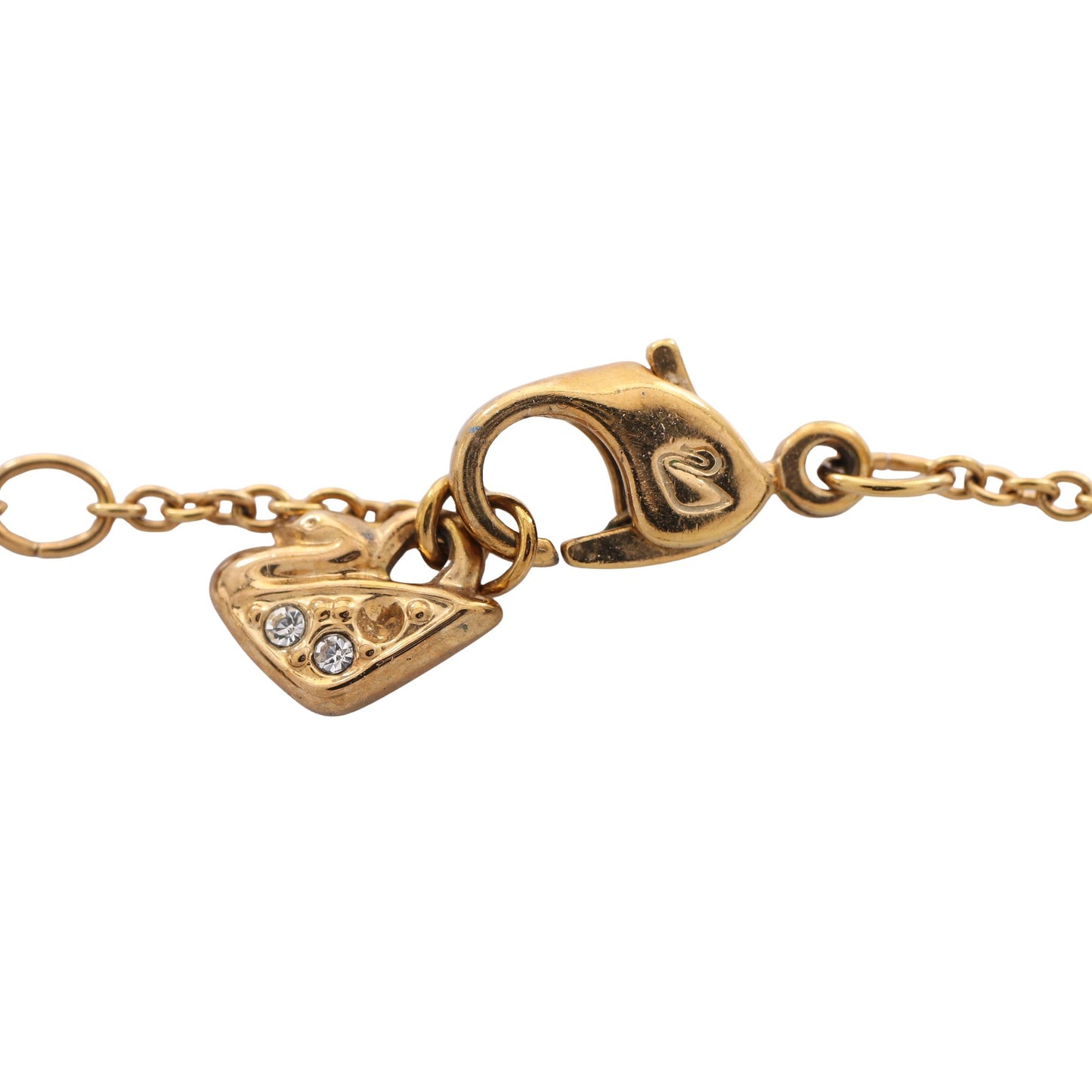 Azore Large ペンダント ネックレス GP クリスタル ゴールド ライトブルー スワロフスキー アクセサリー SWAROVSKI