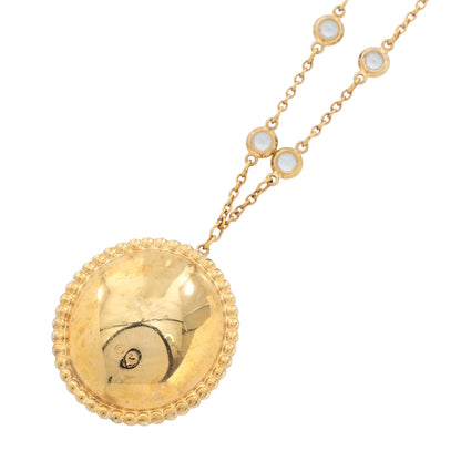 Azore Large ペンダント ネックレス GP クリスタル ゴールド ライトブルー スワロフスキー アクセサリー SWAROVSKI