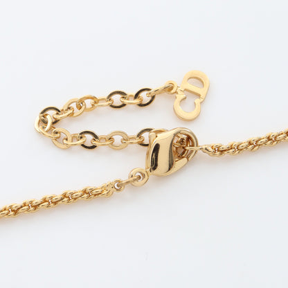 ラージロゴ サークル ネックレス GP ゴールド クリスチャンディオール アクセサリー Christian Dior