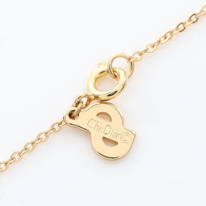 ティアドロップ ネックレス GP ラインストーン ゴールド クリスチャンディオール アクセサリー Christian Dior