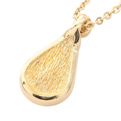 ティアドロップ ネックレス GP ラインストーン ゴールド クリスチャンディオール アクセサリー Christian Dior