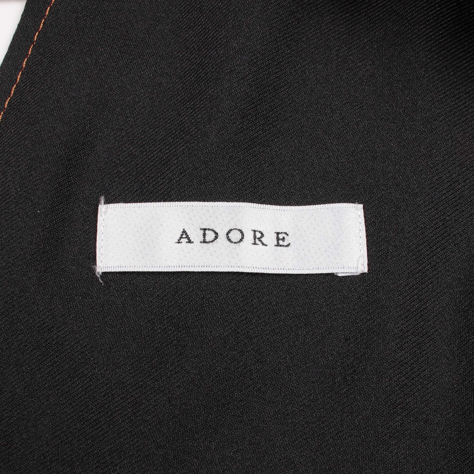 スラブツイルブラウス ノースリーブ トップス セルロース ブラウン アドーア トップス ADORE
