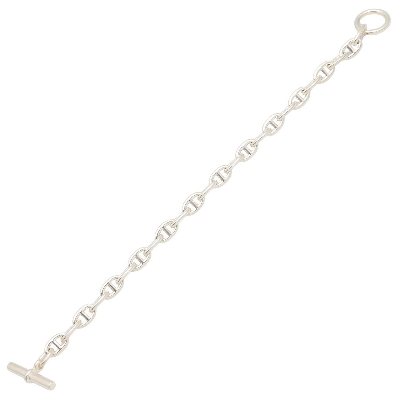 シェーヌダンクル TPM 24コマ ブレスレット ブレスレット SV925 シルバー エルメス アクセサリー HERMES