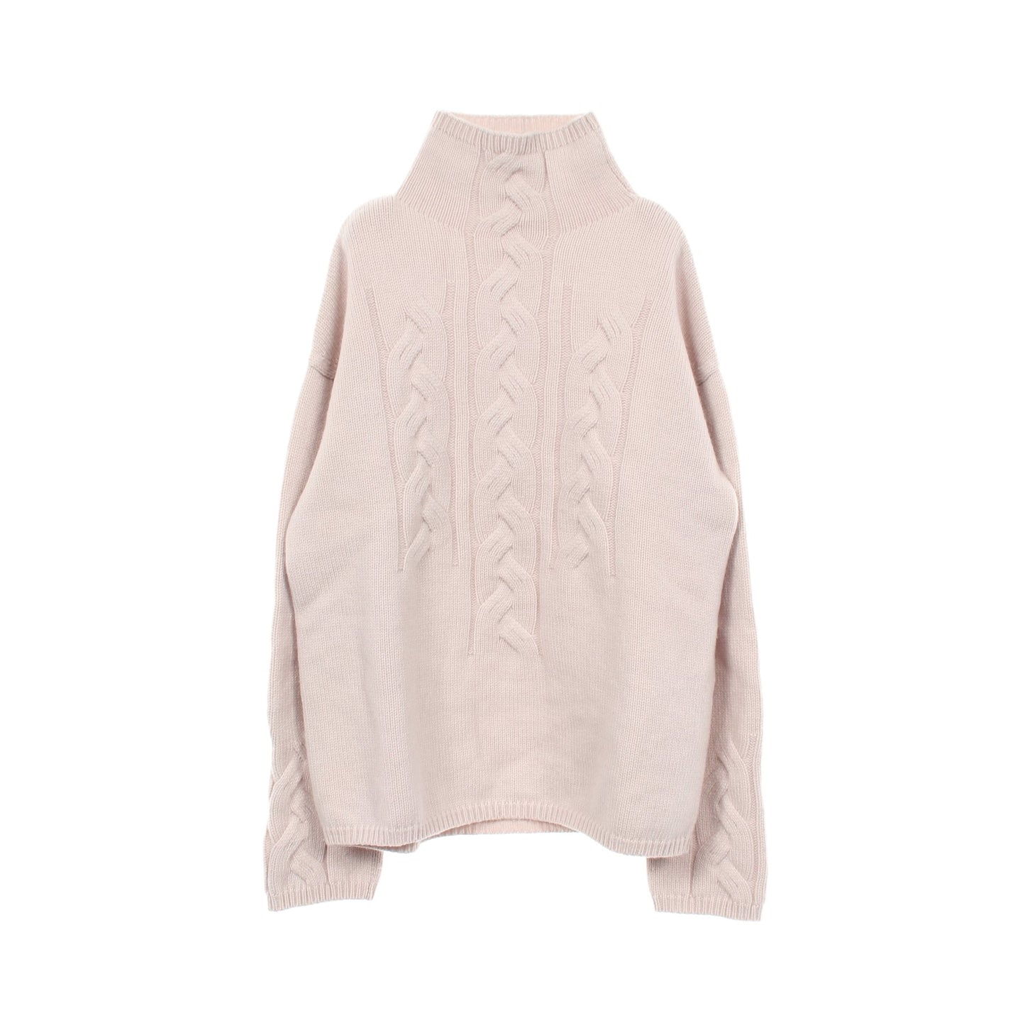 KRISS ハイネック セーター ニット ウール カシミヤ グレーベージュ エスマックスマーラ トップス S Max Mara